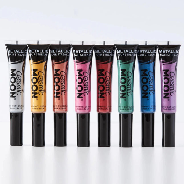 Cosmic Moon Metallic Hair Streaks Silver 15ml van Moon Creations koop je bij Partywinkel