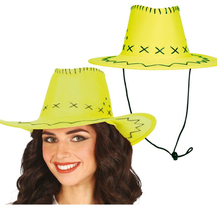 Cowboy Hoed Groen - Partywinkel - 8434077230299
