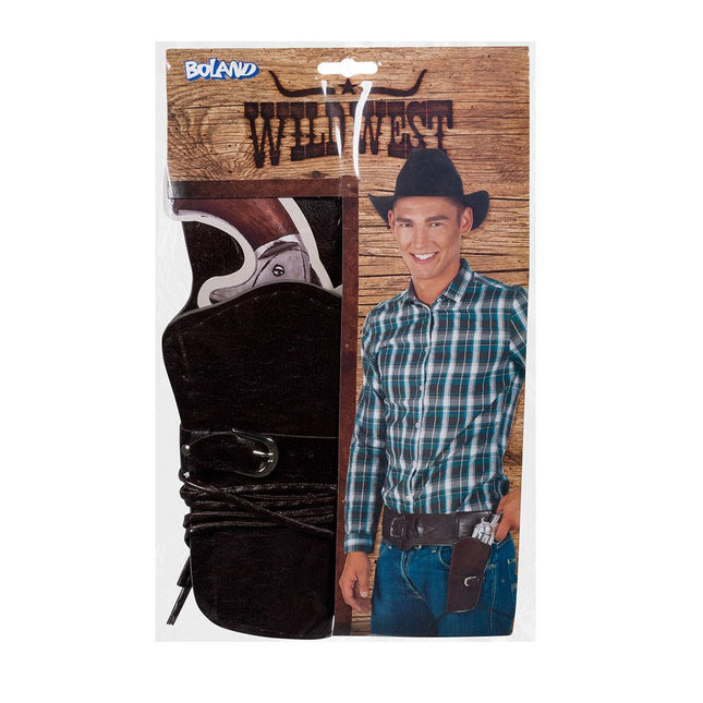 Cowboy Holster met Riem van Boland koop je bij Partywinkel