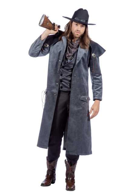 Cowboy Jas Grijs Heren Western van Wilbers & Wilbers koop je bij Partywinkel