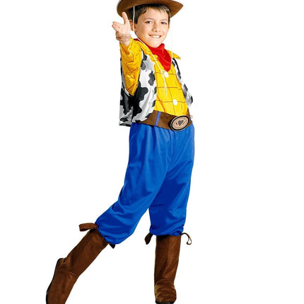 Cowboy Kostuum Blauw Geel Jongen - Partywinkel - 8003558383351