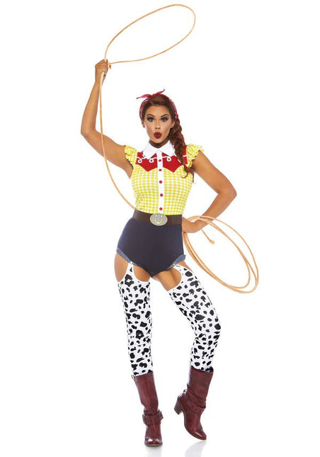 Cowboy Kostuum Dames Bodysuit Leg Avenue - Partywinkel - 714718534572
