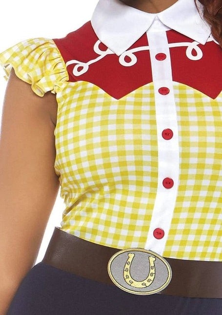 Cowboy Kostuum Dames Bodysuit Leg Avenue - Partywinkel - 714718534572