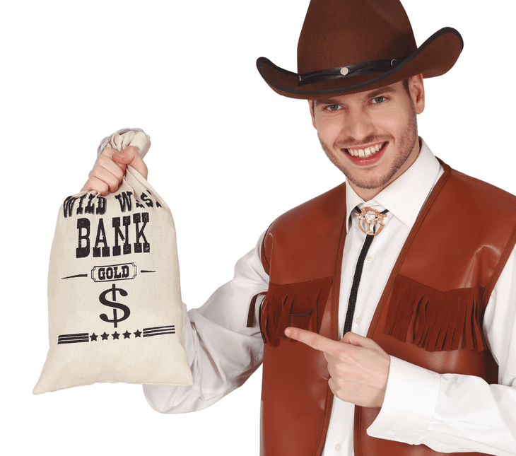 Cowboy Tas Geld 42cm van Fiestas Guirca koop je bij Partywinkel