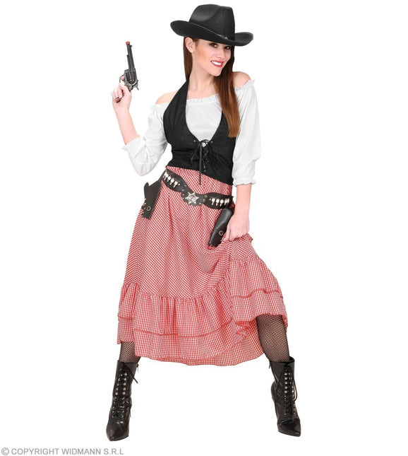 Cowgirl Kostuum 3 delig - Partywinkel - 8003558584512