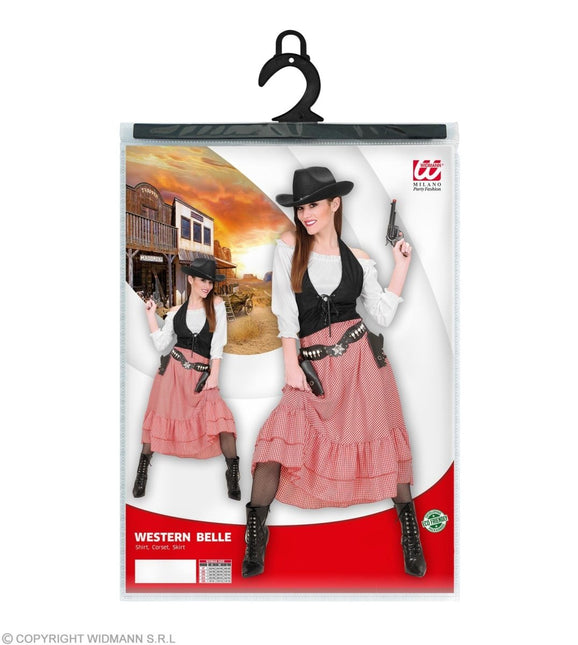 Cowgirl Kostuum 3 delig - Partywinkel - 8003558584512
