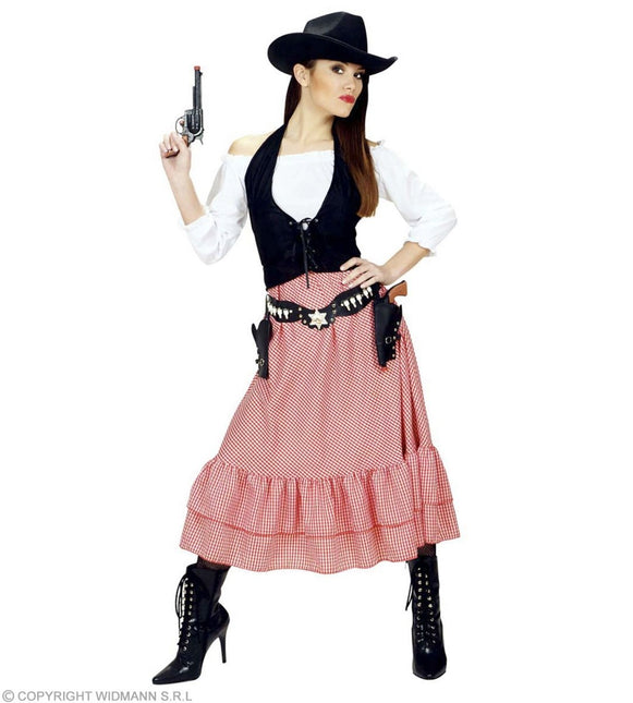 Cowgirl Kostuum 3 delig - Partywinkel - 8003558584512