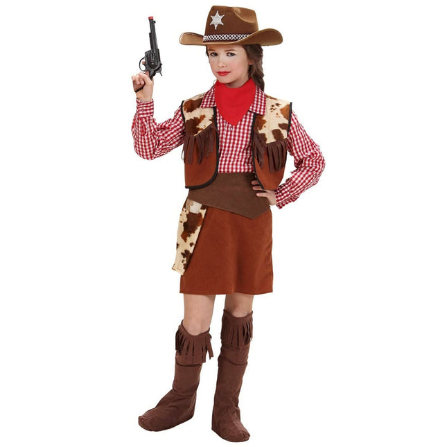 Cowgirl Kostuum Meisje 6 delig van Widmann koop je bij Partywinkel