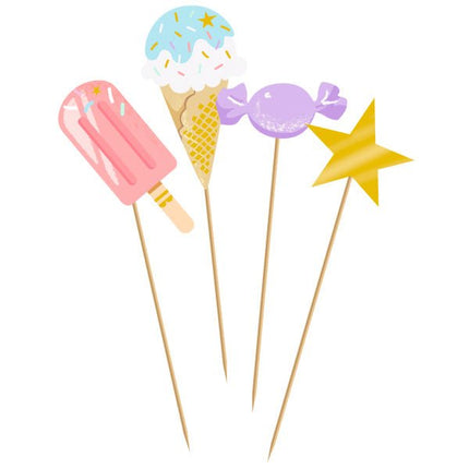 Crazy Cake Cocktailprikkers 8st van Riethmueller koop je bij Partywinkel