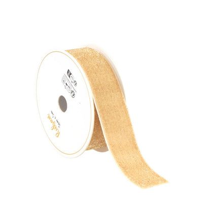 Nastro d'oro in velluto 25Mm 3m