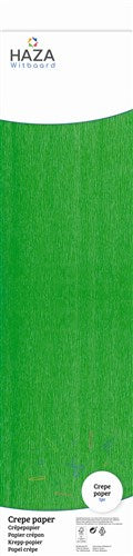 Carta crespa verde Natale (FSC, 250x50cm)