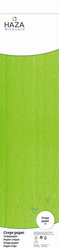 Carta crespa verde chiaro (FSC, 250x50cm)
