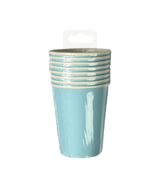 Tazze azzurre 7cm 8pz