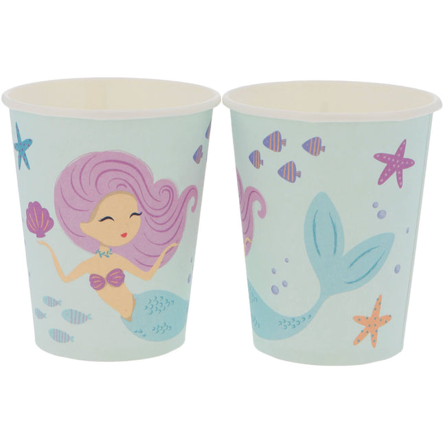 Tazze da sirena 250ml 8pz