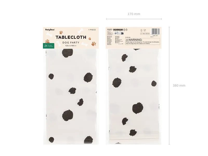 Dalmatier Tafelkleed 1,8m van Partydeco koop je bij Partywinkel