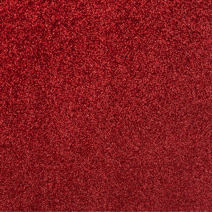 Tovaglia rossa glitterata 3m