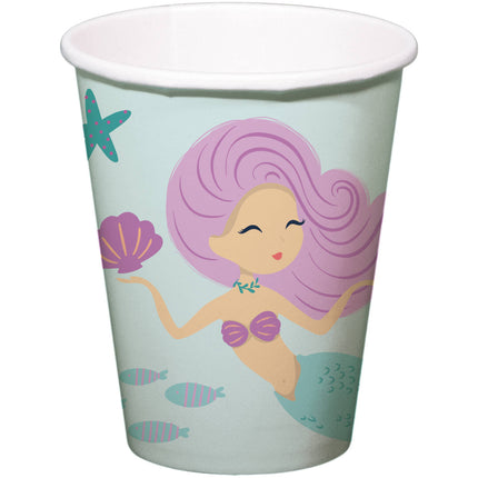 Tazze da sirena 250ml 8pz