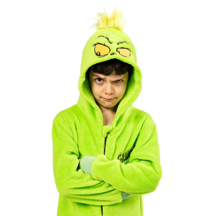De Grinch Onesie Groen Kind van Riethmueller koop je bij Partywinkel