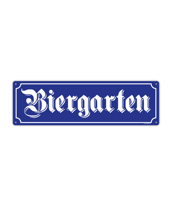 Cartello Oktoberfest per porta Biergarten 48 cm