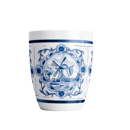 Delfts blauwe mok - Koffie loopt van Paper Dreams koop je bij Partywinkel