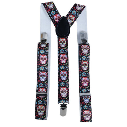Dia De Los Muertos Bretels van Fiestas Guirca koop je bij Partywinkel