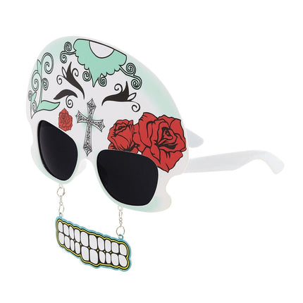 Dia De Los Muertos Bril van Widmann koop je bij Partywinkel