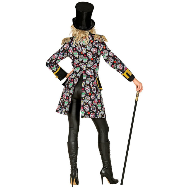 Dia De Los Muertos Jas Dames Neon van Widmann koop je bij Partywinkel