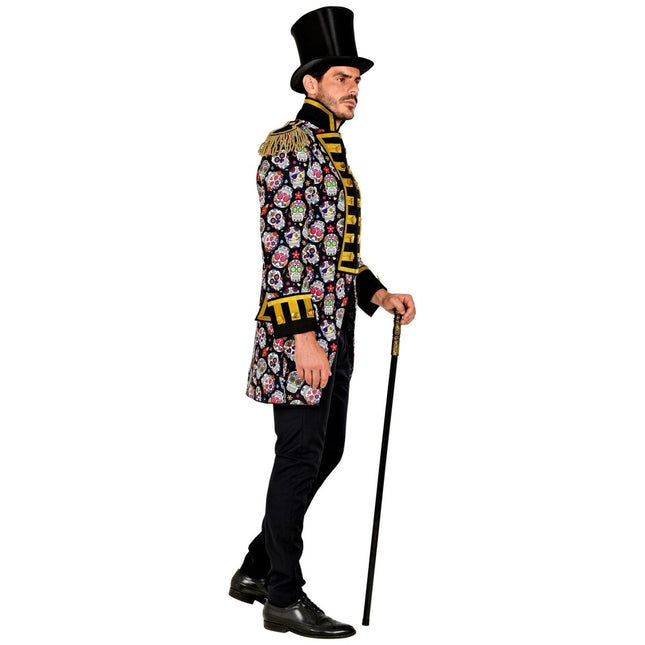 Dia De Los Muertos Jas Heren Neon van Widmann koop je bij Partywinkel