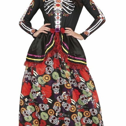 Dia De Los Muertos Jurk Dames van Fiestas Guirca koop je bij Partywinkel