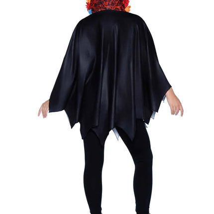 Dia De Los Muertos Poncho Dames Leg Avenue - Partywinkel - 714718551081