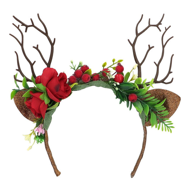 Diadeem Festive deer van Boland koop je bij Partywinkel
