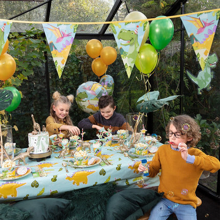 Dino Borden Papier 23cm 10st van Boland koop je bij Partywinkel