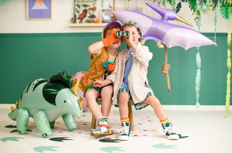 Dino Helium Ballon Leeg 93cm van Partydeco koop je bij Partywinkel