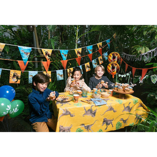 Dino Helium Ballon Oranje Leeg 45cm - Partywinkel - 8712026506047