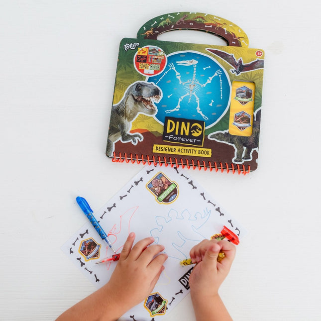 Dino Knutsel Boek 3 delig - Partywinkel - 8714274075115