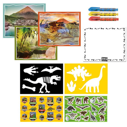 Dino Knutsel Boek 3 delig - Partywinkel - 8714274075115