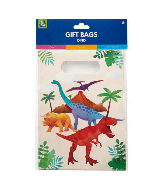 Dino Uitdeelzakjes 6st van Paper Dreams koop je bij Partywinkel