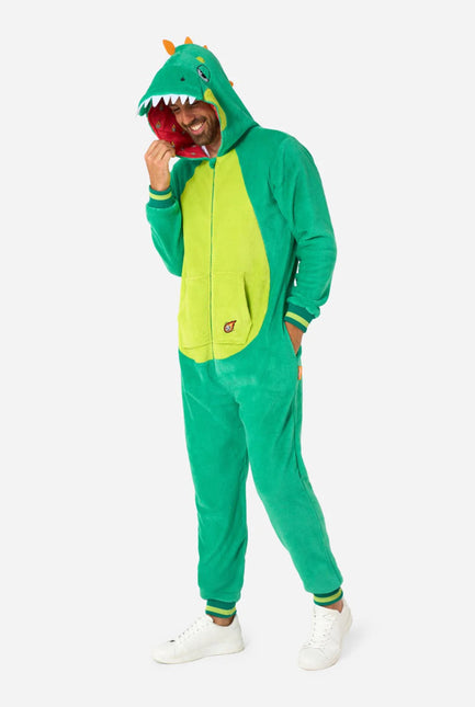 Dinosaurus Onesie Heren - Partywinkel - 8720629387376