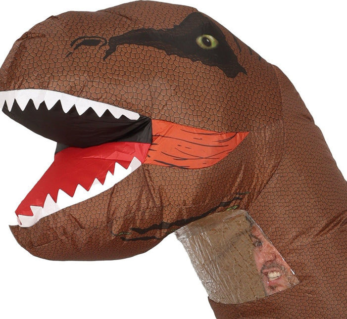 Dinosaurus Pak Bruin Opblaasbaar - Partywinkel - 8434077867525