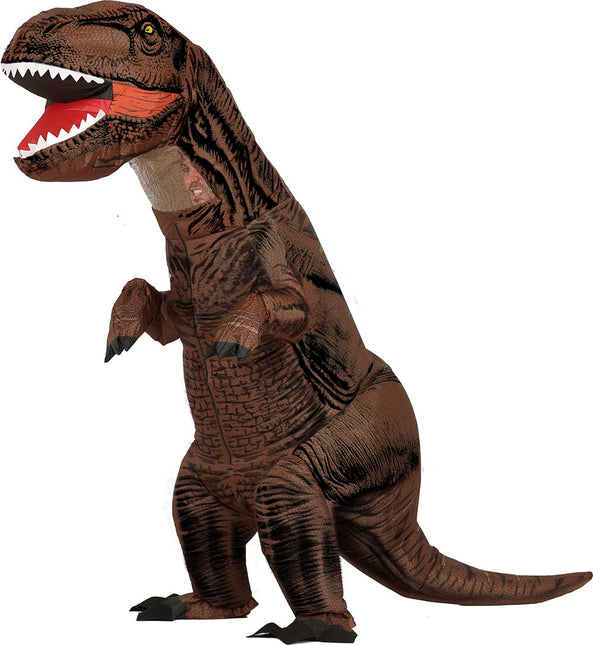 Dinosaurus Pak Bruin Opblaasbaar - Partywinkel - 8434077867525