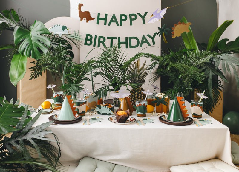 Dinosaurus Servetten 18cm 12st van Partydeco koop je bij Partywinkel