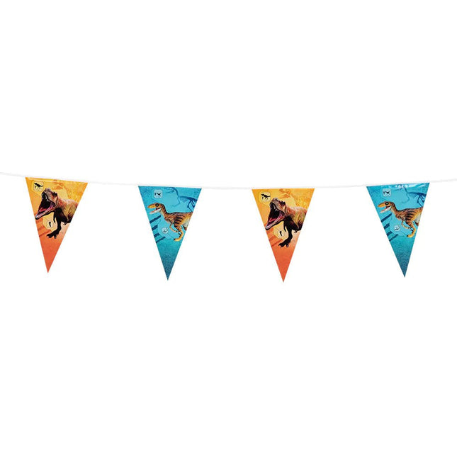 Dinosaurus Slinger Gekleurd 6m - Partywinkel - 8712026506009