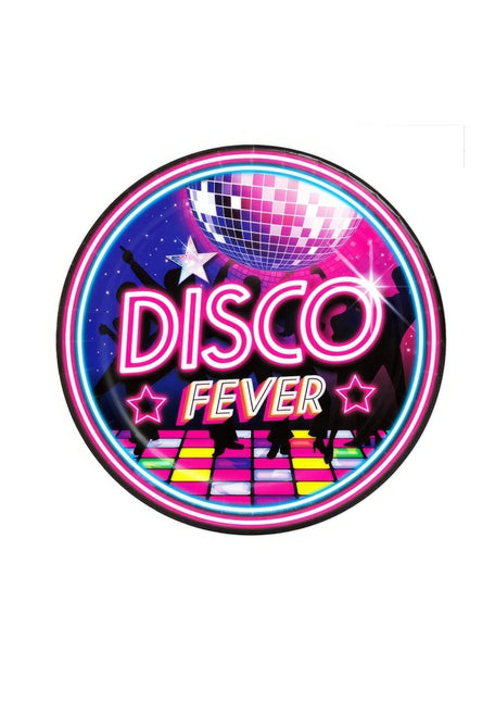 Disco 70S Borden 23cm 6st van Fiestas Guirca koop je bij Partywinkel