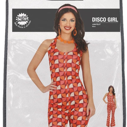 Disco 70S Jumpsuit Dames Retro van Fiestas Guirca koop je bij Partywinkel