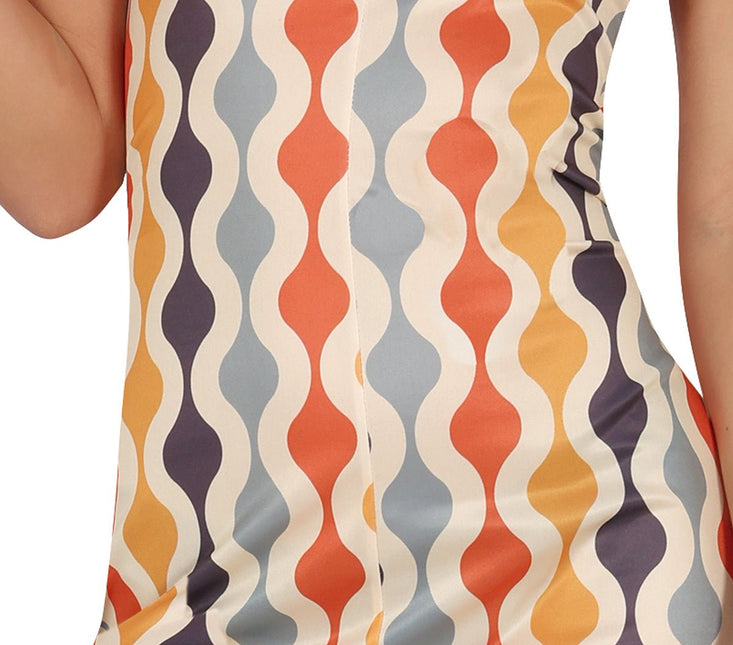 Disco 70S Jumpsuit Gekleurd Dames van Fiestas Guirca koop je bij Partywinkel