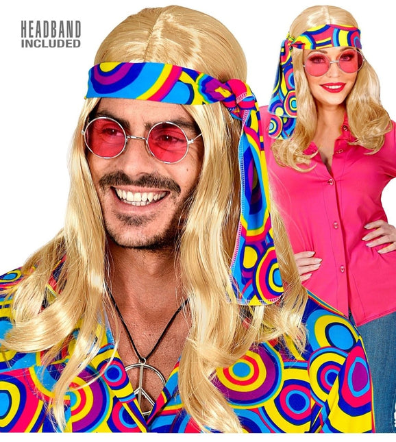 Disco 70S Pruik Blond van Widmann koop je bij Partywinkel