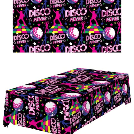 Disco 70S Tafelkleed 2,74m van Fiestas Guirca koop je bij Partywinkel