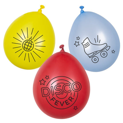 Disco Fever Ballonnen 23cm 6st van Boland koop je bij Partywinkel