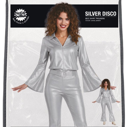 Disco Pak Zilver Dames 3 delig van Fiestas Guirca koop je bij Partywinkel