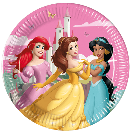 Disney Prinsessen Borden 20cm 8st van Procos koop je bij Partywinkel